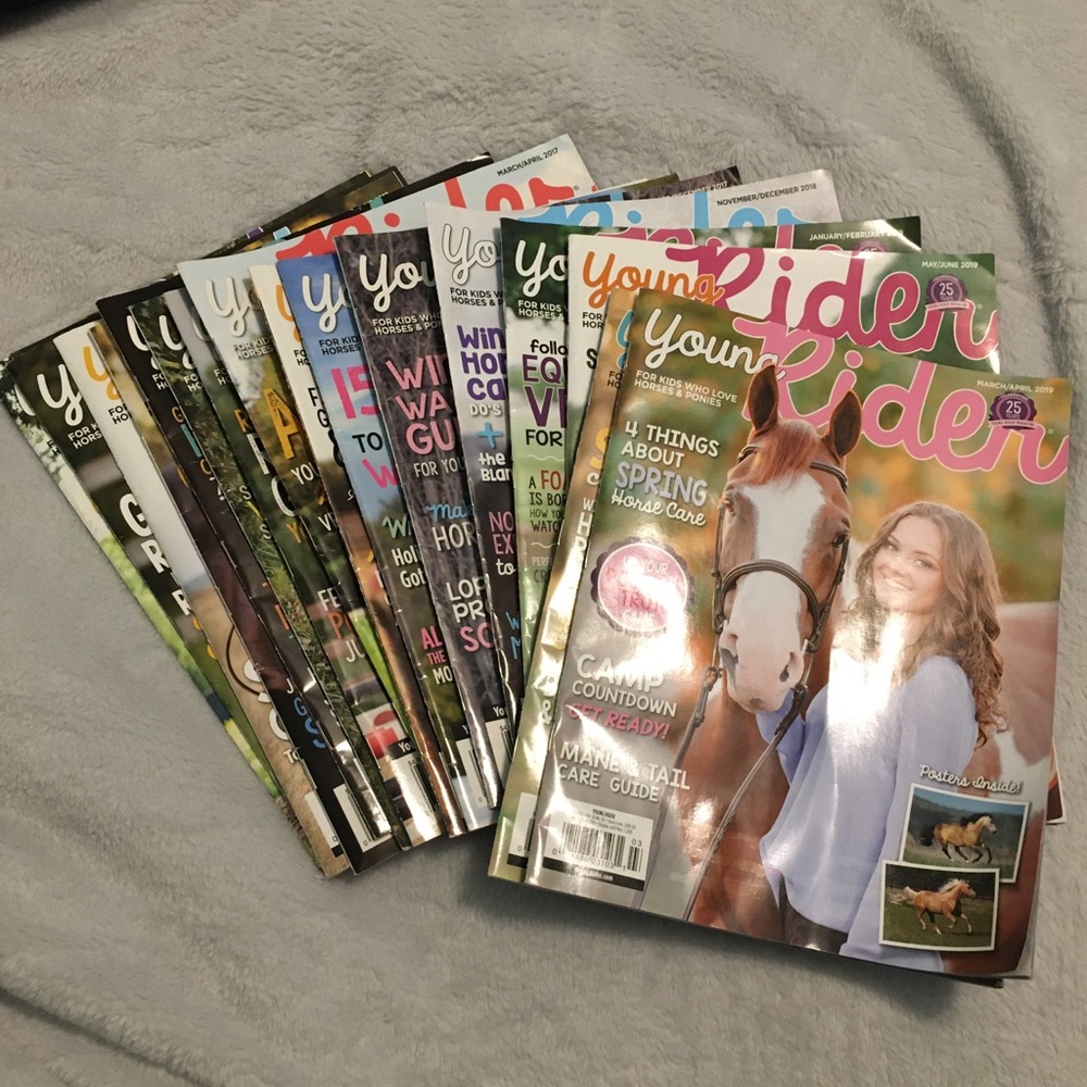 COPY - 4 Mystery Young Rider Magazines!